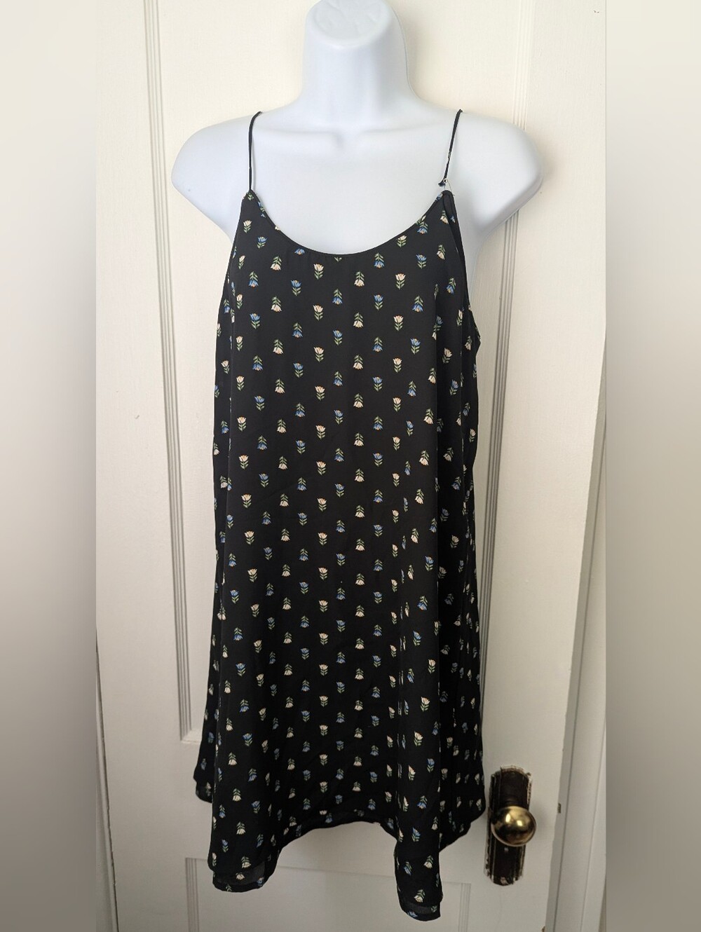 Blue Rain Slip Dress